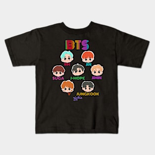 Bangtan fanart Kids T-Shirt